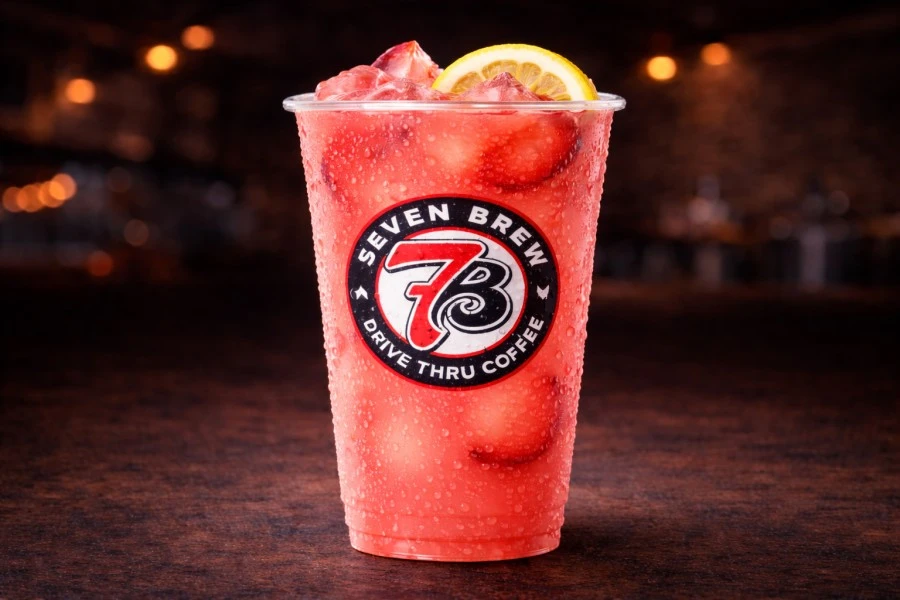 7 Brew Strawberry Lemonade