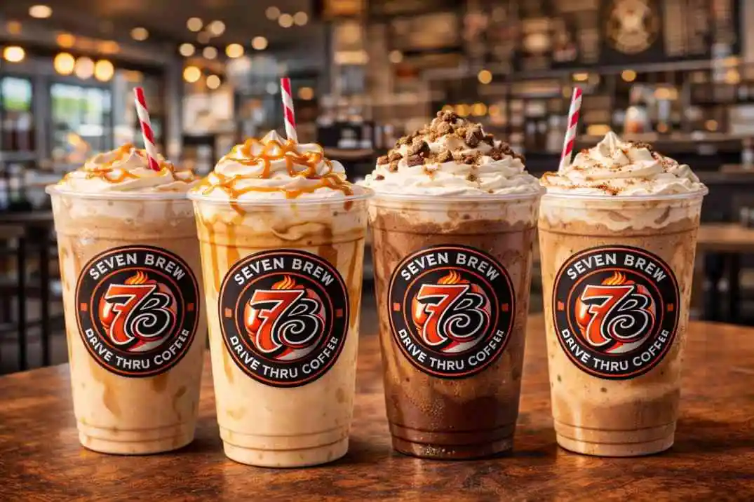 7 Brew hot coffee secret menu style latte