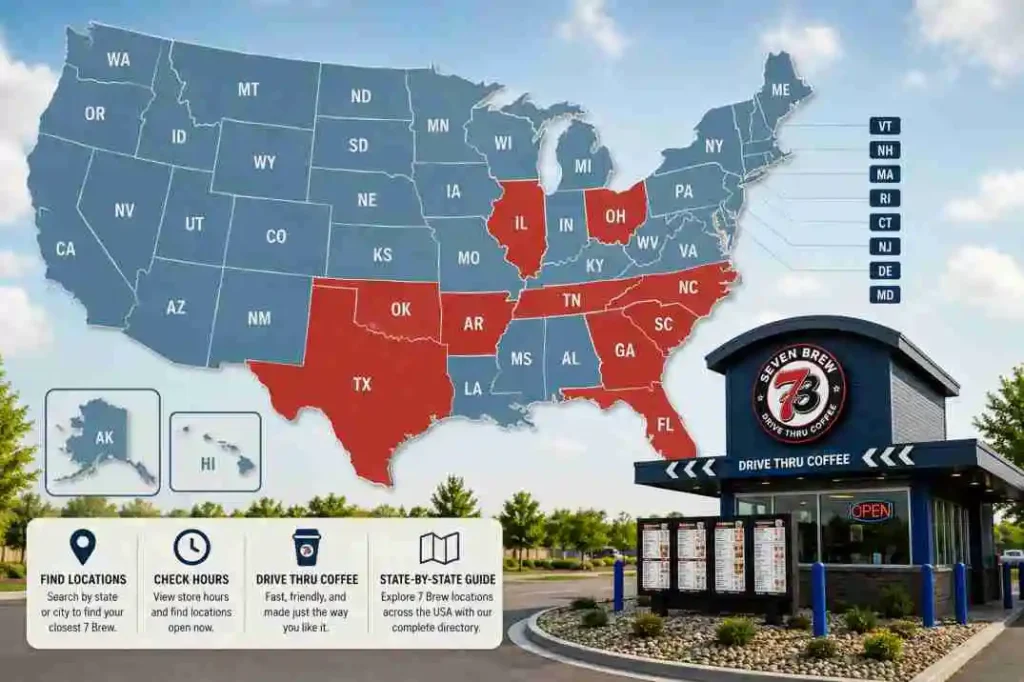 7 Brew Locations by State