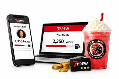 7 Brew Rewards 3 Check your 7 Brew Rewards balance