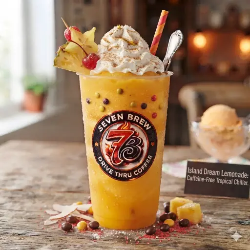 7 Brew Island Dream Lemonade Frozen Chiller official featured drink