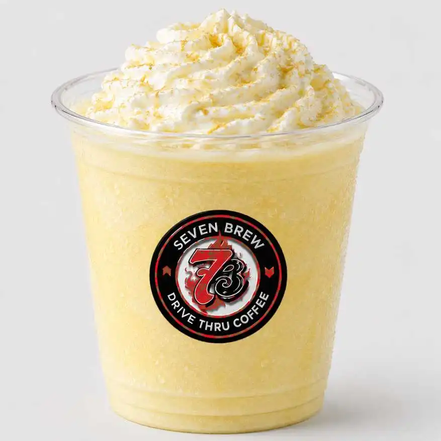 Island Dream Lemonade Frozen Chiller - pineapple, coconut and vanilla frozen lemonade, 7 Brew July 2026 featured menu