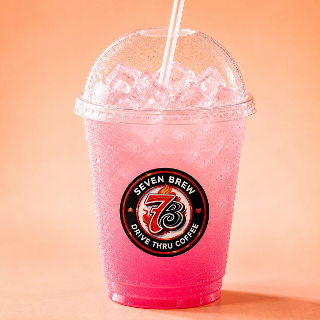 Bubble Gum Lemonade with strawberry, banana and vanilla flavors