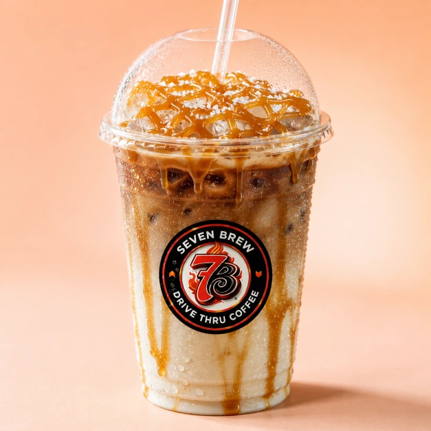 Sweet and Salty Macchiato with caramel and white chocolate flavors