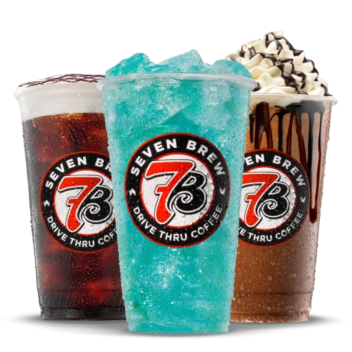 7 Brew featured drinks from the rotating August 2026 seasonal menu