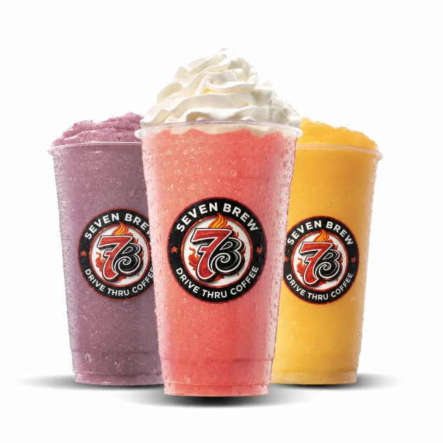 7 Brew Smoothies category — blended fruit smoothie flavors